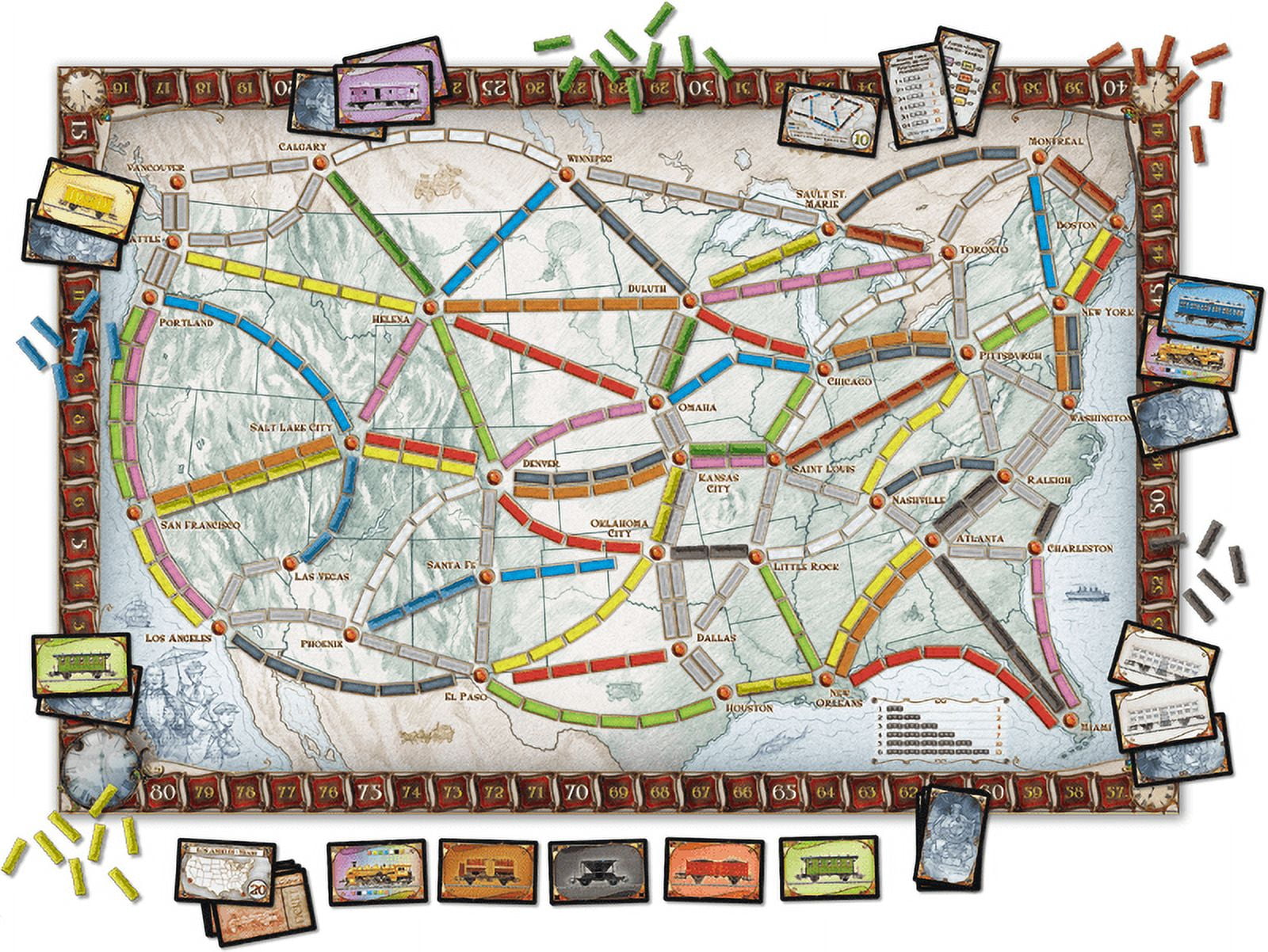Ticket to Ride Strategy Board Game for Ages 8 and up, from Asmodee - Image 2