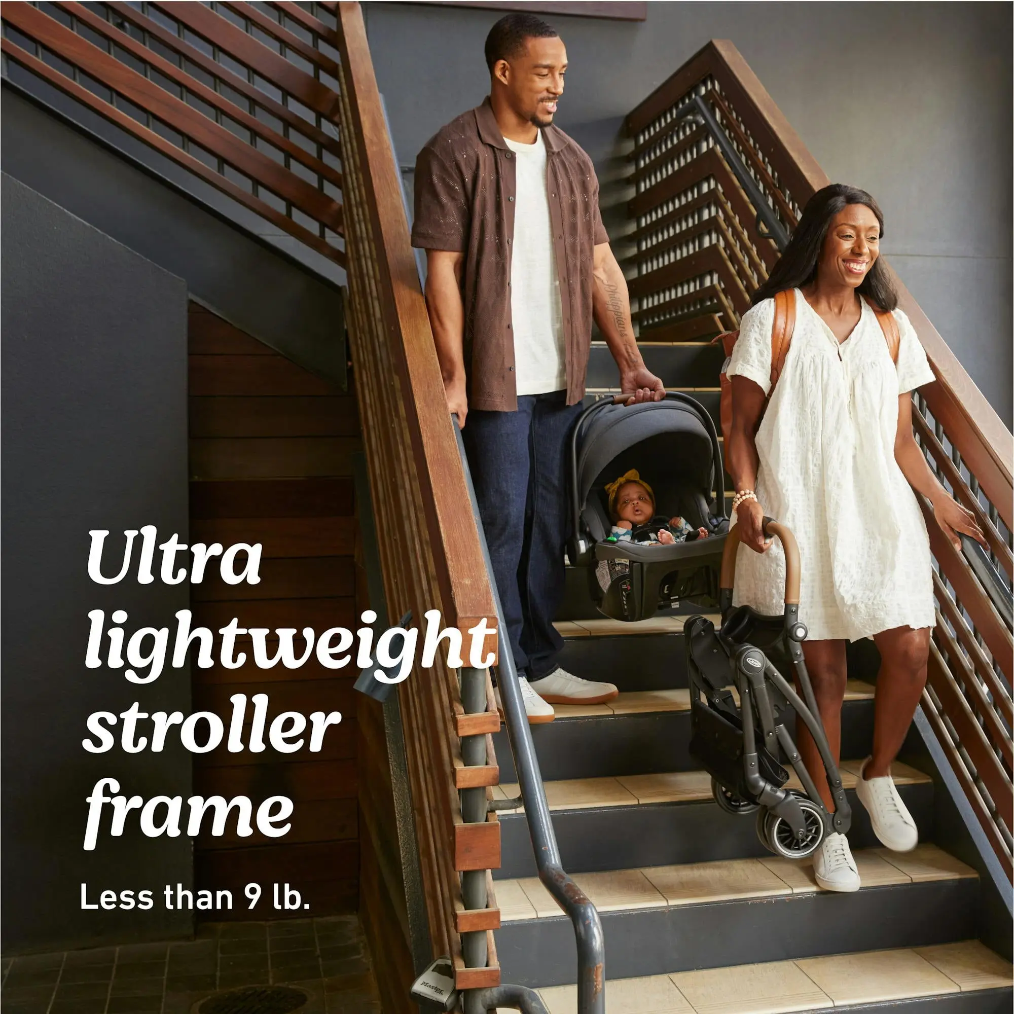 Graco GoMax Compact Stroller Frame, Ace 2024, Black - Image 3