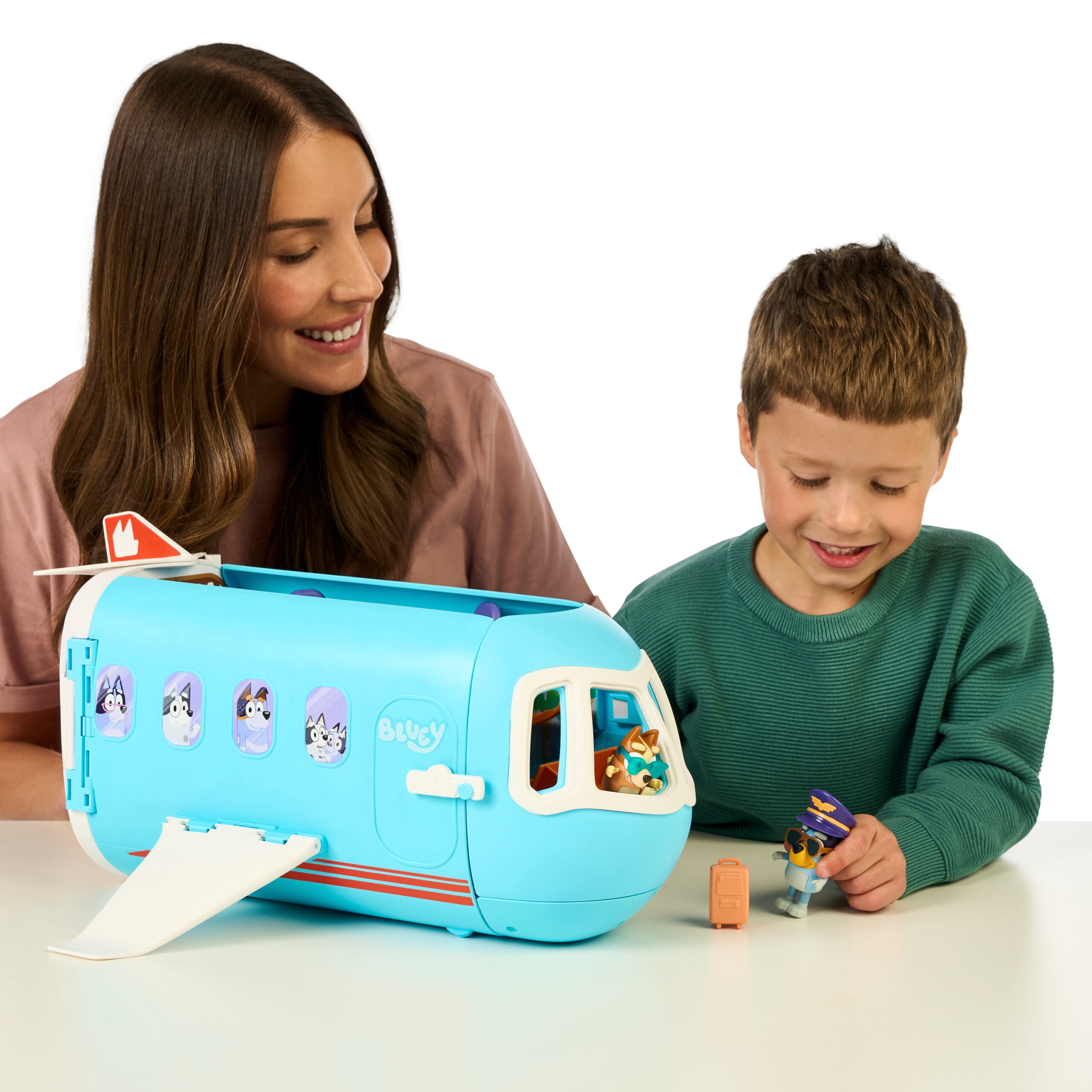Bluey 3-in-1 Transforming Plane Playset, 25+ Sounds and Phrases, Toys for Kids 3-6 Years - Image 5