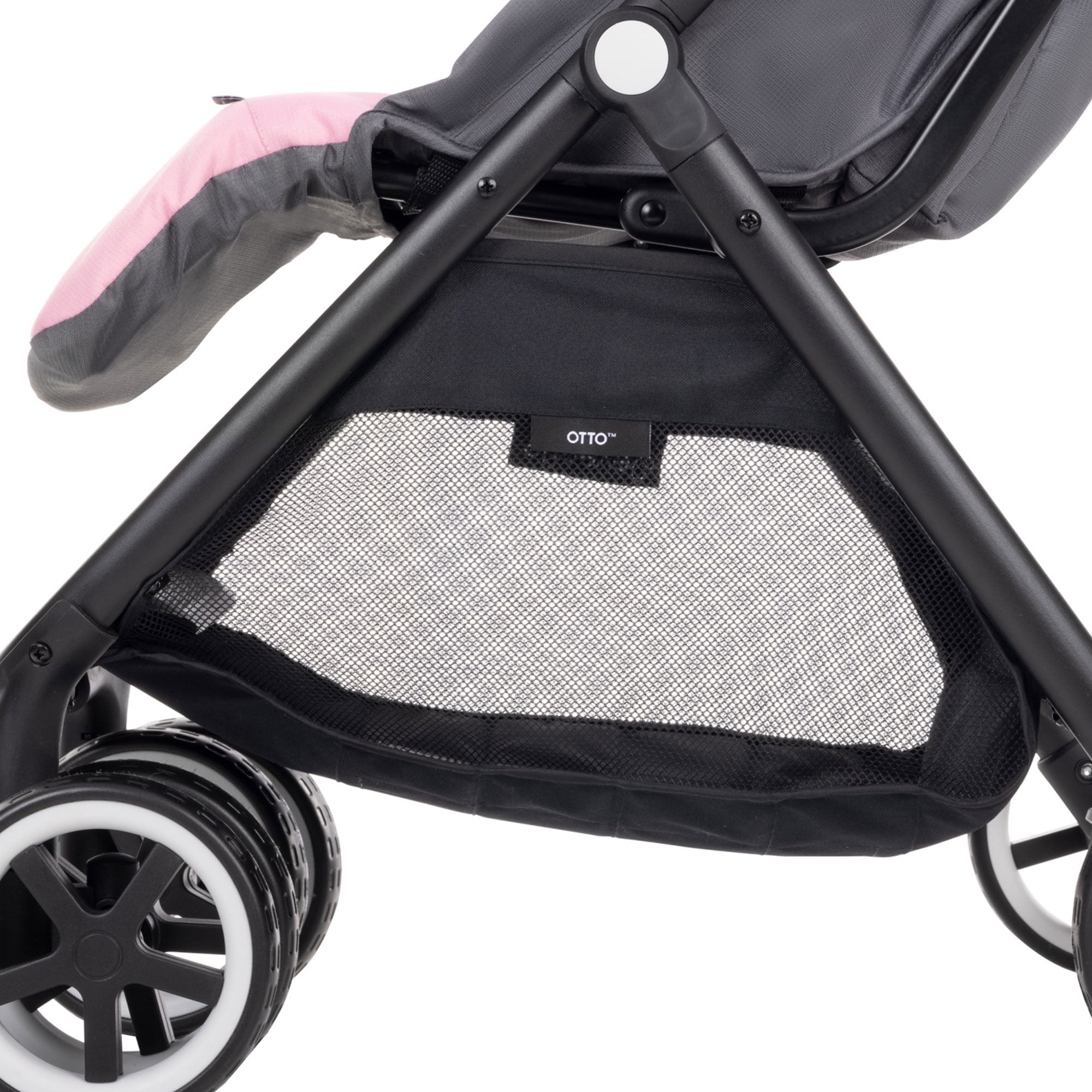 GOLD Otto Self-Folding Lightweight Travel Stroller (Opal Pink) - Image 3