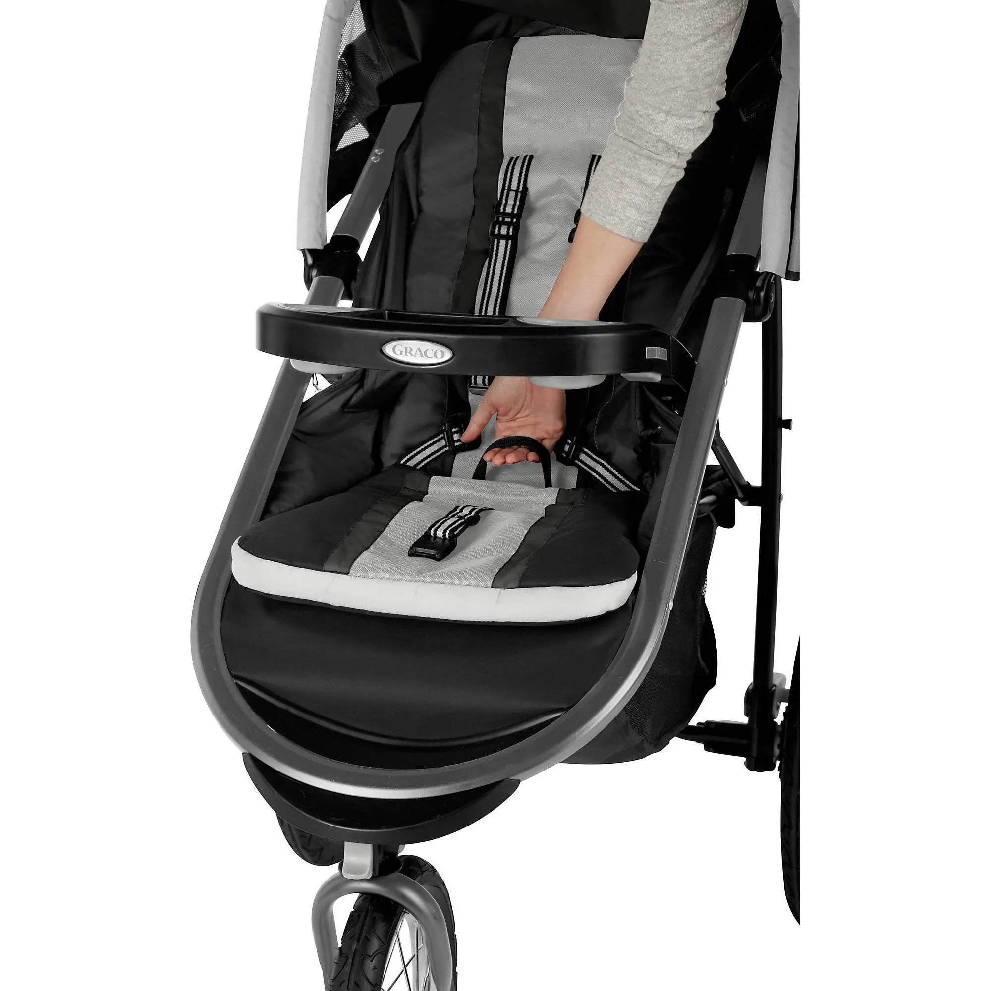 Graco FastAction Fold Jogger Stroller, Gotham, 37 lbs - Image 5