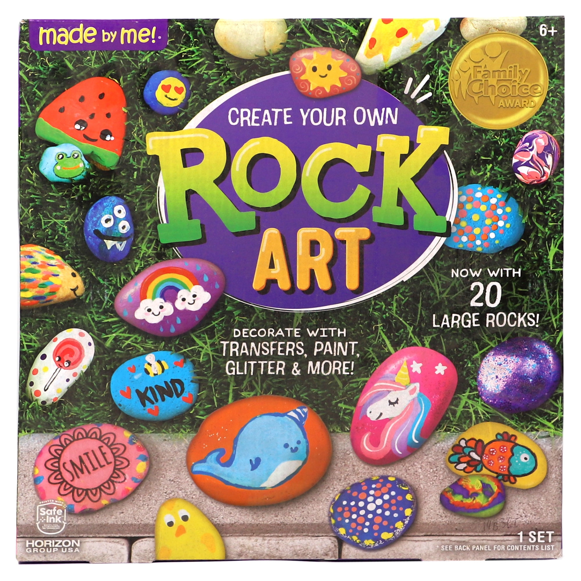 (6 pack) Made by Me Create Your Own Multicolor Rock Art, Boys and Girls, Child, Ages 6+ - Image 3