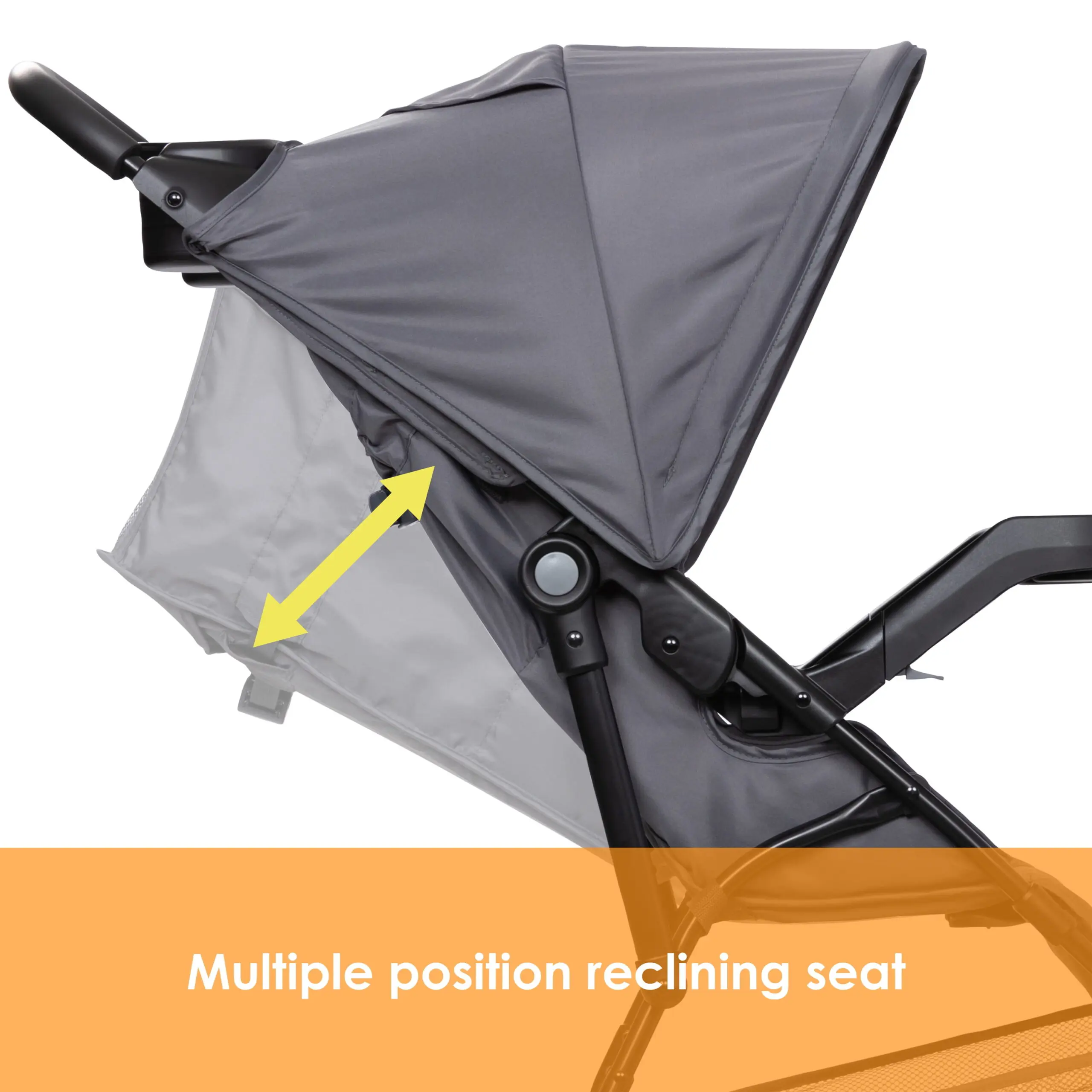 Baby Trend Venture 3-Wheel Stroller Travel System, Stellar Grey - Image 2