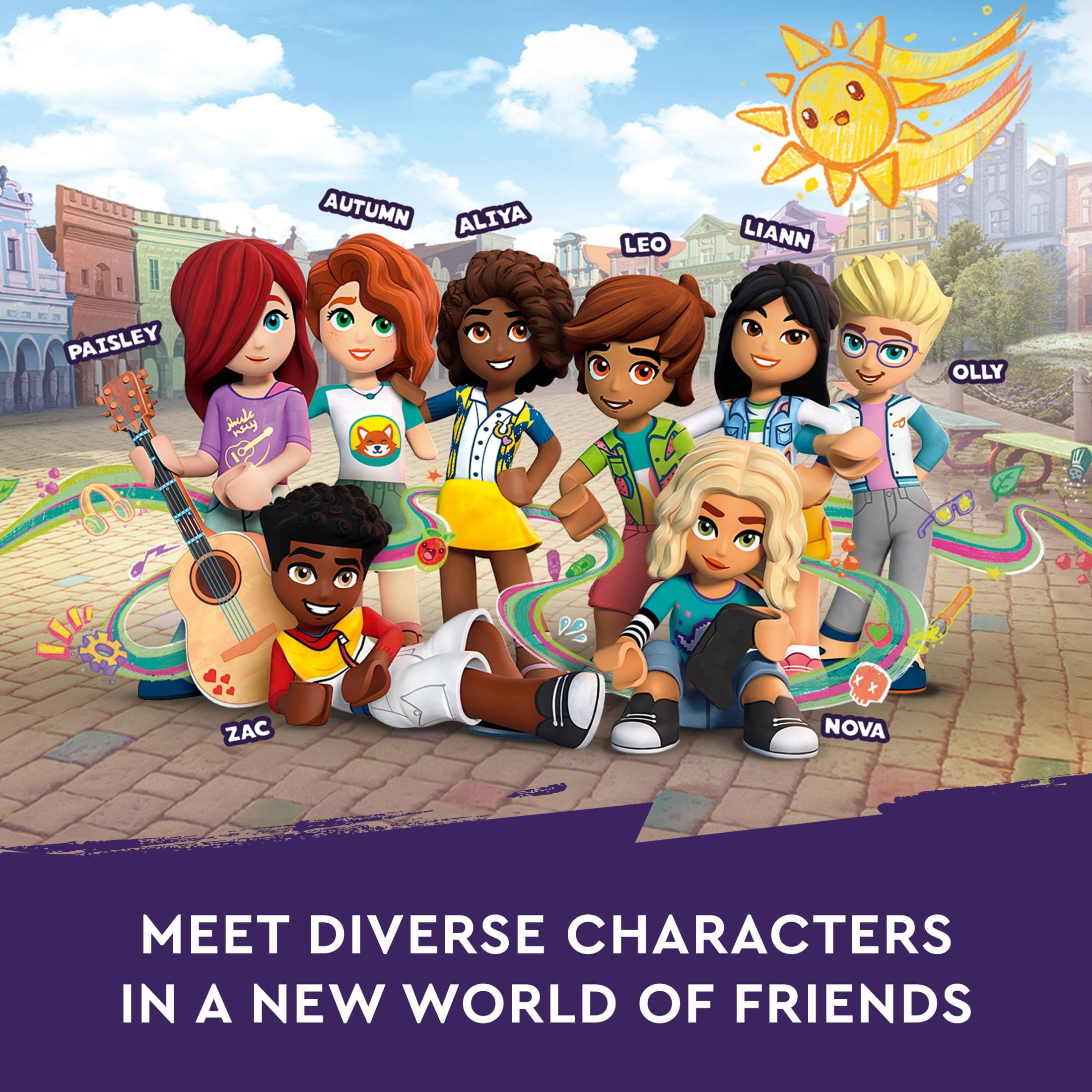 LEGO Friends Heartlake City Community Center 41748 Building Toy Set; Creative Challenge for Ages 9+, includes 6 Mini-Dolls, a Pet Dog and Lots of Accessories, a Fun Gift for Kids who Love Role Play - Image 3