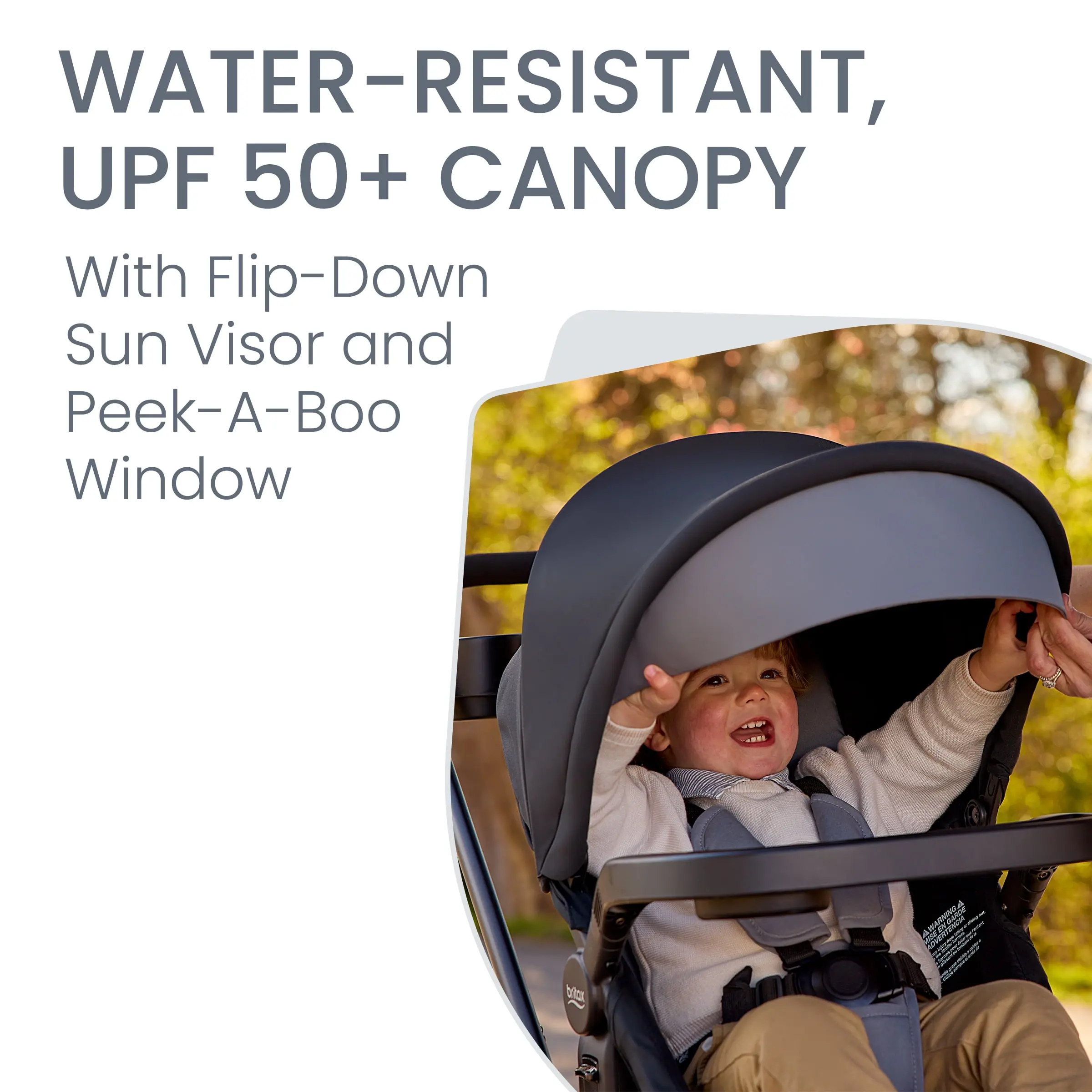 Britax Brook+ Modular Baby Stroller, Infant Stroller With 4 Ways to Stroll, Graphite Onyx - Image 6