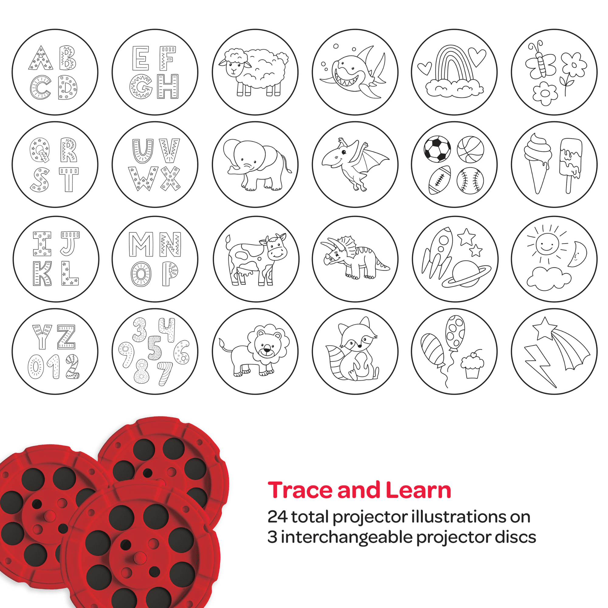 Crayola Projector Easel, Plastic Art Station for Young Children, Ages 3+ - Image 7