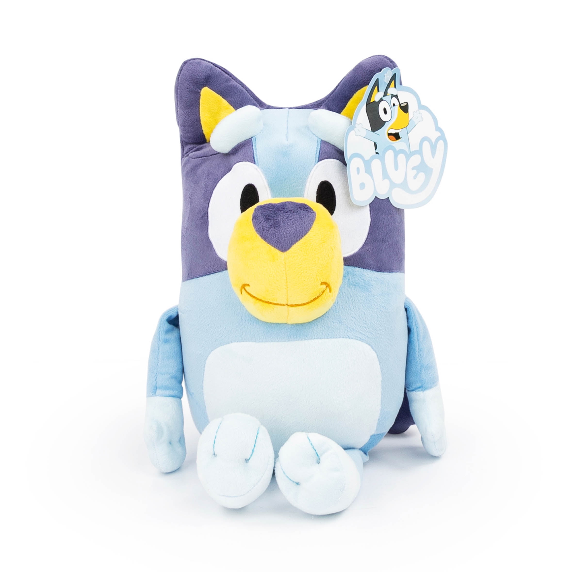 (2 pack) Bluey Kids Bedding Plush 17" Cuddle and Decorative Pillow Buddy, Microfiber, Blue, BBC - Image 3