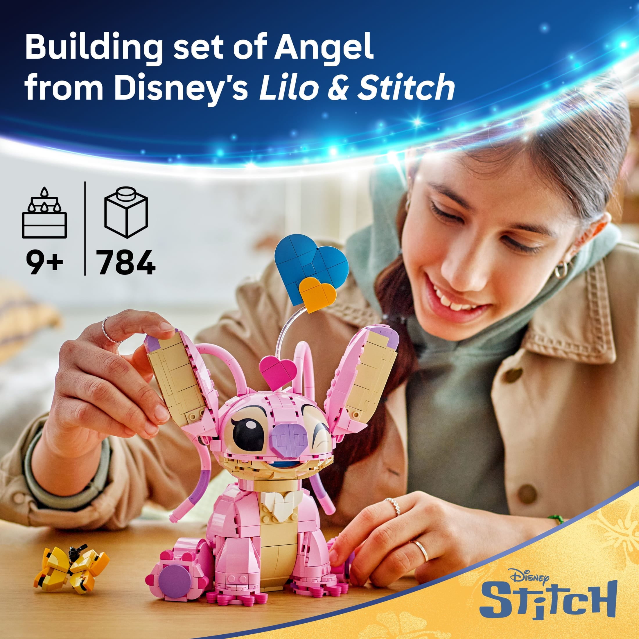 LEGO Disney Angel Lilo & Stitch Kids Toy - Room Decor and Building Set for Girls and Boys, Ages 9+ - Gift for Christmas - 43257 - Image 3