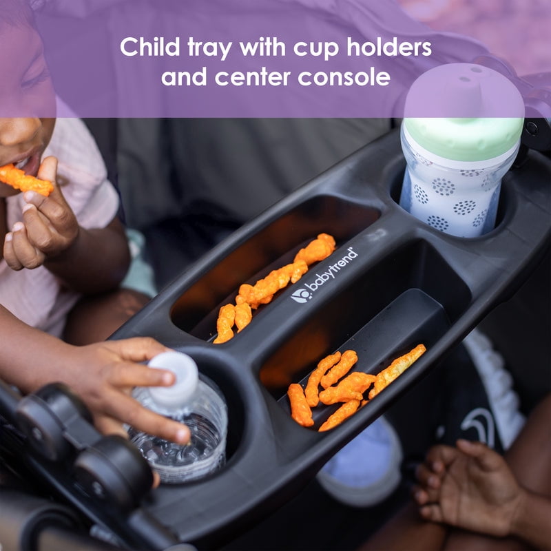 Baby Trend Navigator Plus 2-in-1 Stroller Wagon, Dash Midnight Black - Image 4