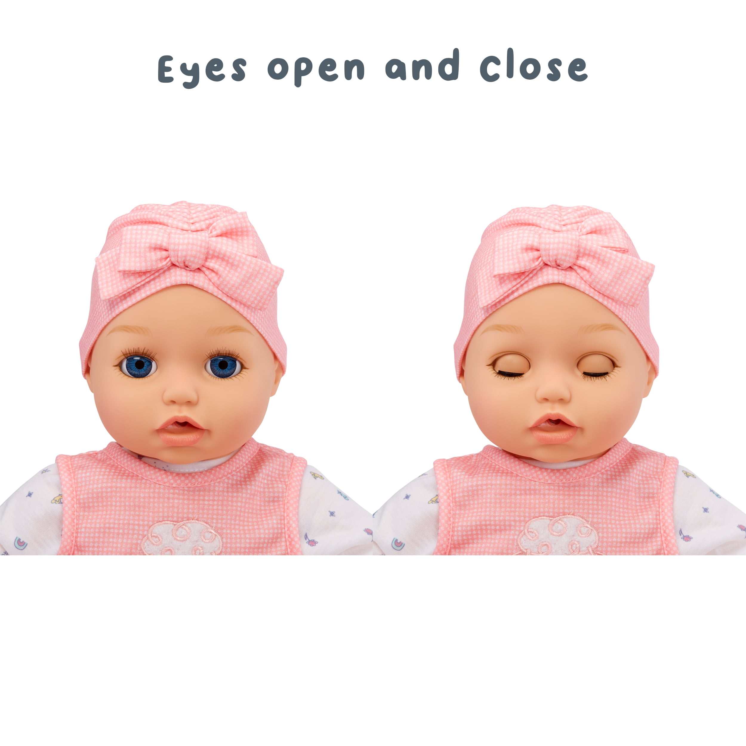 Baby Born My Real Baby Doll Annabell, Blue Eyes: Realistic Soft-Bodied Doll, Kids Ages 3+, Sounds, Drinks & Wets, Tears - Image 5