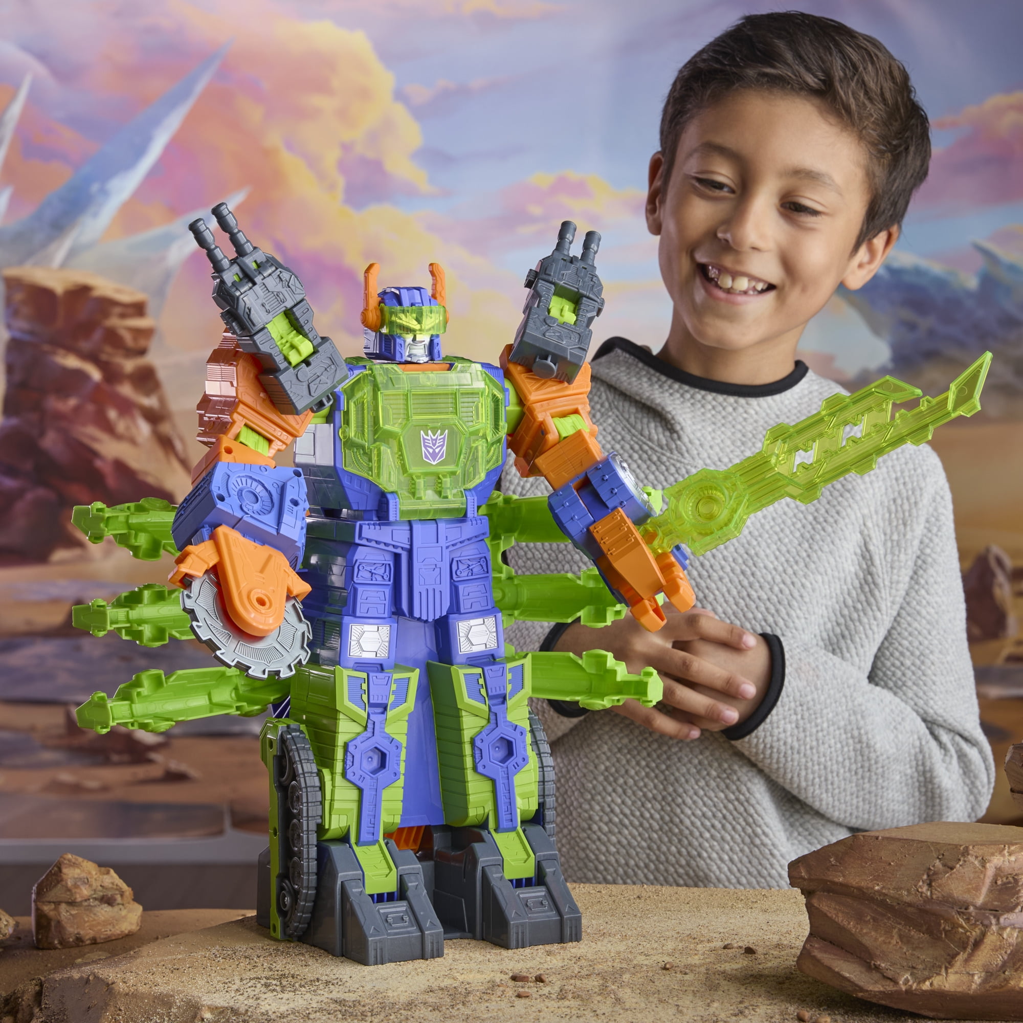 Transformers Toys CYBERWORLD Scorponok Strike Battle Converting Action Figure Playset, Stocking Stuffers for Kids 6 and Up - Image 4