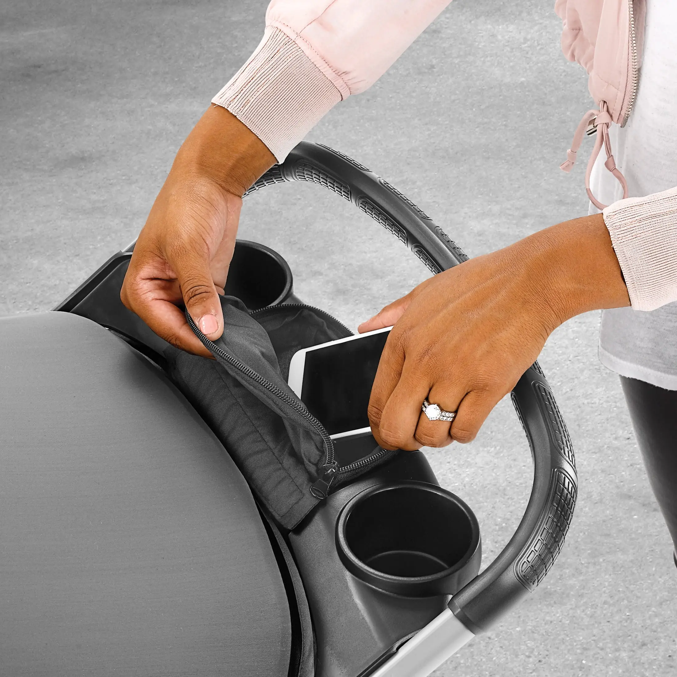 Chicco Mini Bravo Plus Lightweight Stroller - Graphite (Grey), New - Image 6