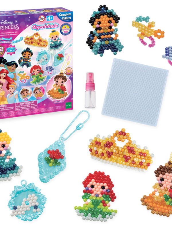 Aquabeads Disney Princess Dress Up Set, Arts & Crafts Tool for Children 4+
