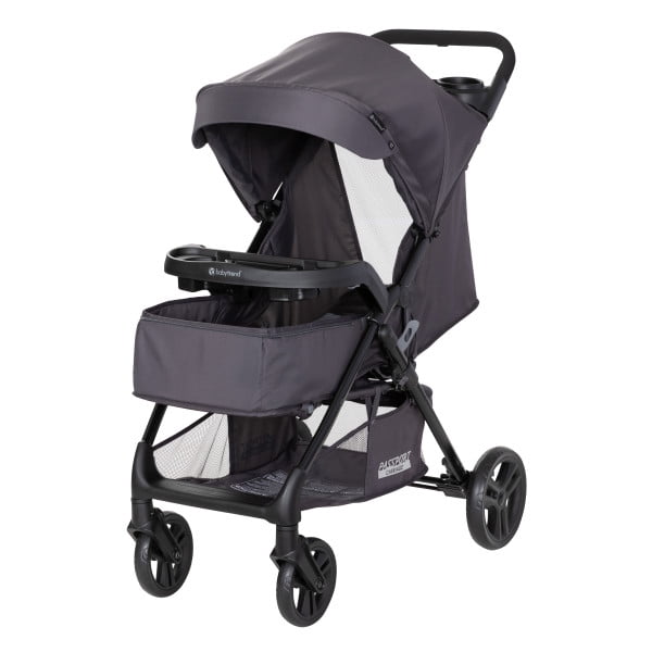 Baby Trend Passport Carriage Stroller with Privacy Net, Silver Sky Grey