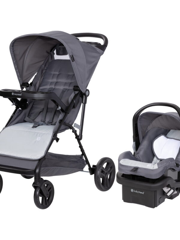 Baby Trend Venture 4-Wheel Stroller Travel System - Desert Grey - Grey