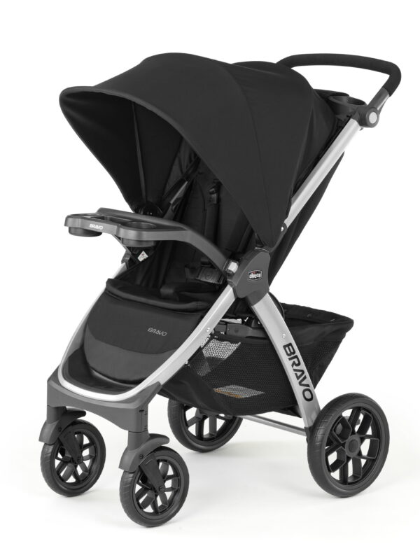 Chicco Bravo Quick-Fold Stroller - Black (Black), New