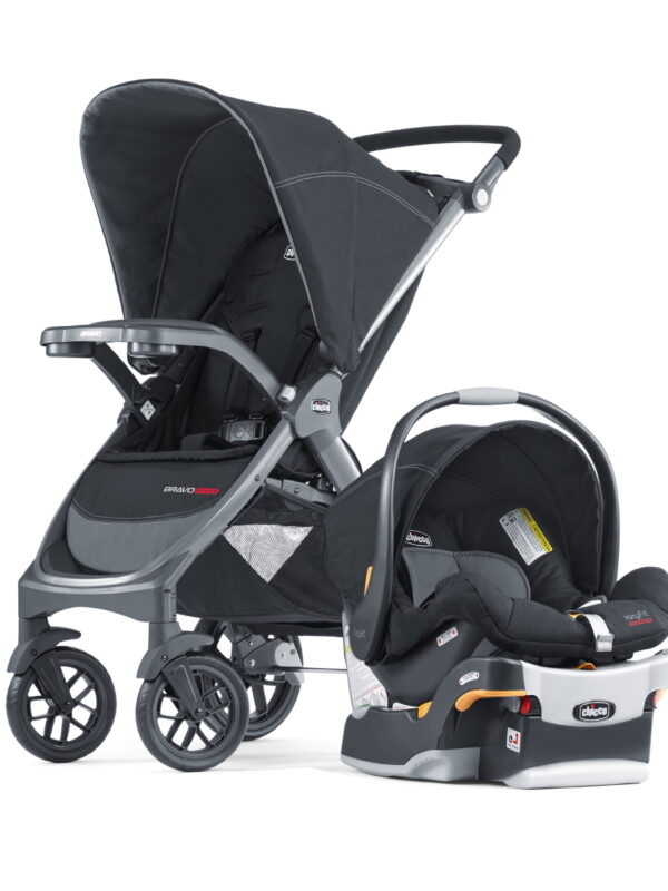 Chicco Bravo Sport Trio Travel System - Iron (Black), New