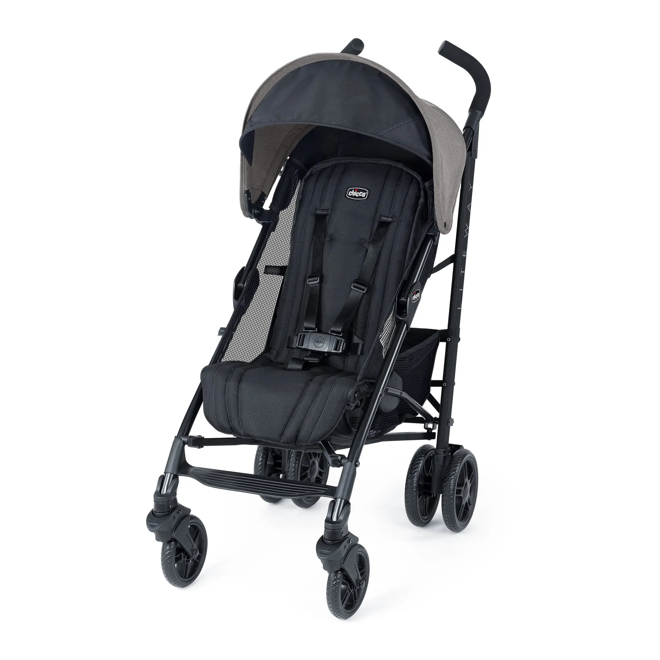 Chicco Liteway Lightweight, Compact Travel Stroller - Dune (Brown), New