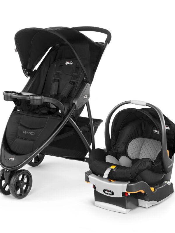 Chicco Viaro Travel System - Black (Black), New