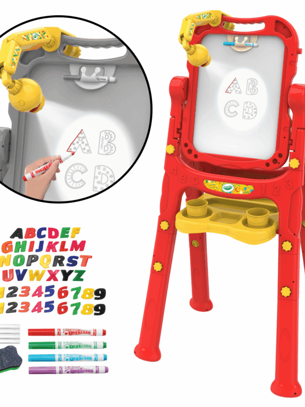 Crayola Projector Easel, Plastic Art Station for Young Children, Ages 3+