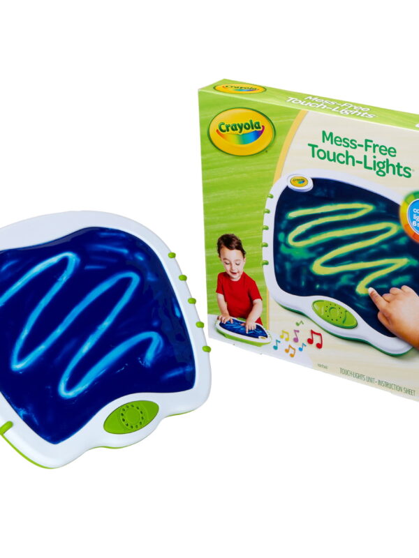 Crayola Touch Lights, Musical Doodle Board, Multi Sensory Light Up Toy, Holiday & Christmas Gift for Toddlers, Ages 2 & Up