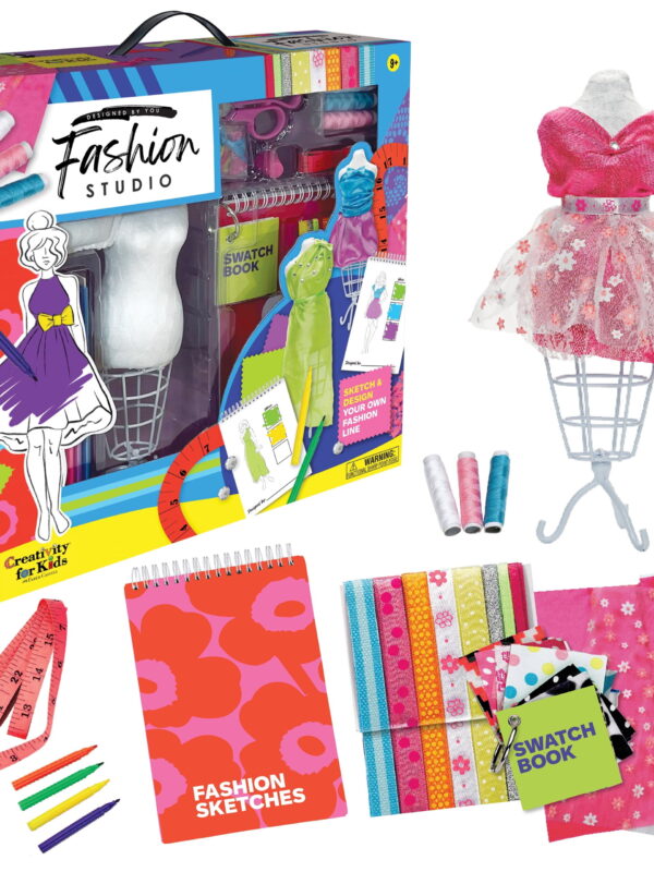 Creativity for Kids Designed by You Fashion Studio: Girls Toys & Crafts, Fashion Designer Kit