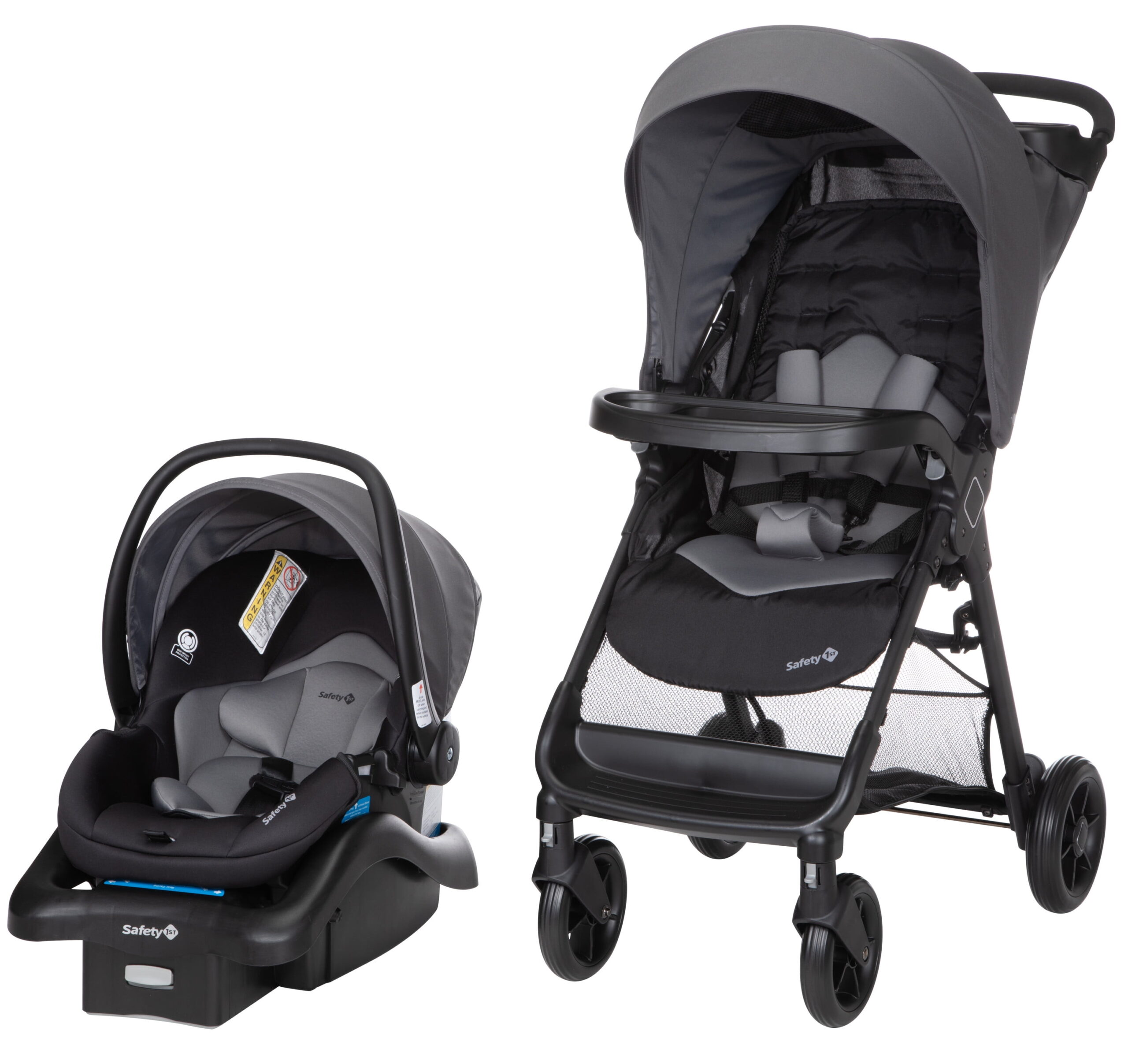 Safety 1st Smooth Ride Travel System Stroller and Infant Car Seat, Monument, Toddler, Unisex