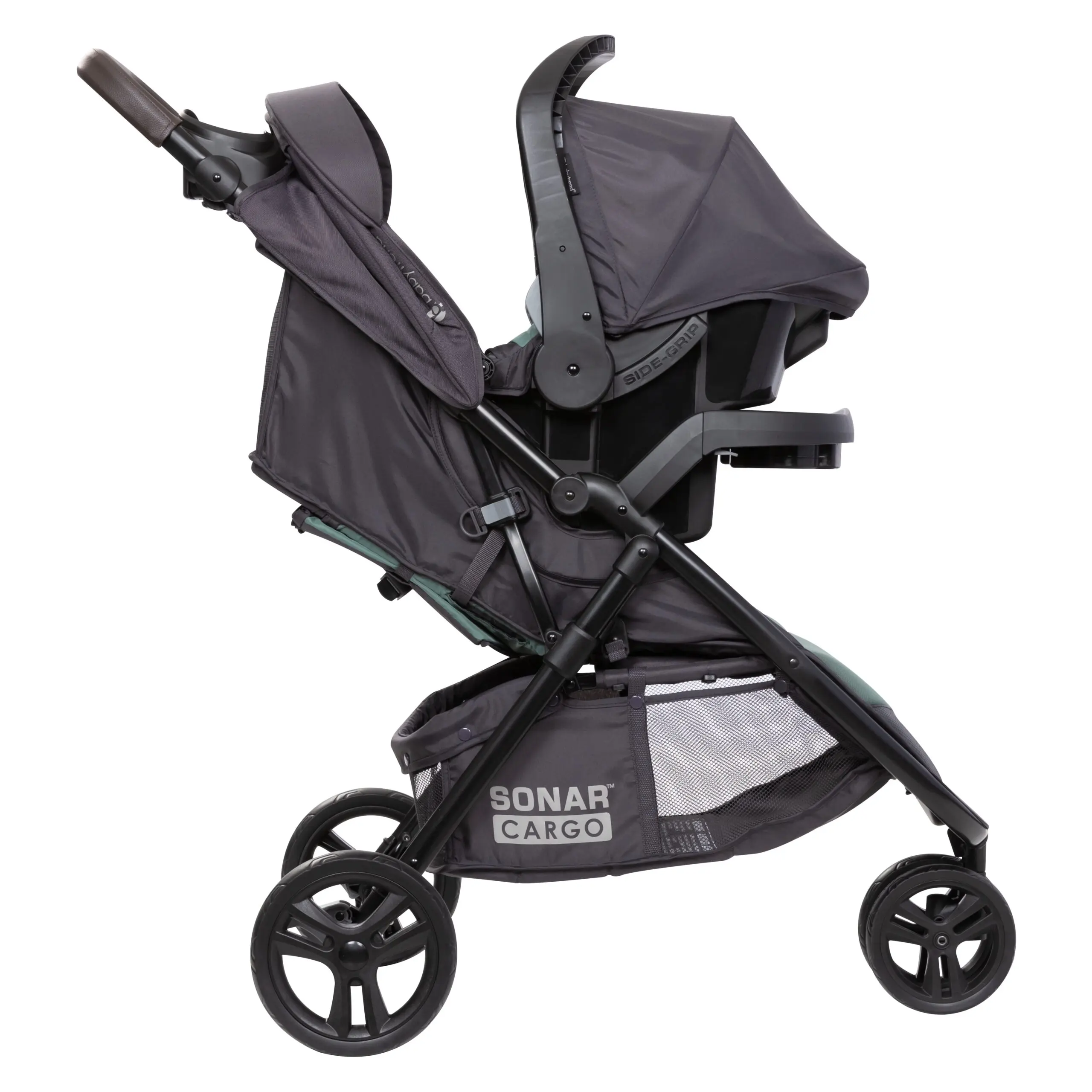 Baby Trend Sonar Cargo 3-Wheel Travel System with EZ-Lift™ 35 PLUS Infant Car Seat - Desert Sage - Image 4