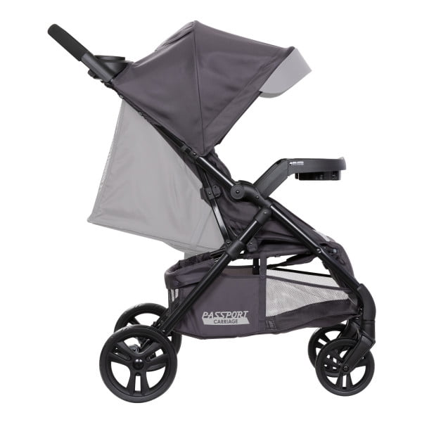 Baby Trend Passport Carriage Stroller with Privacy Net, Silver Sky Grey - Image 7