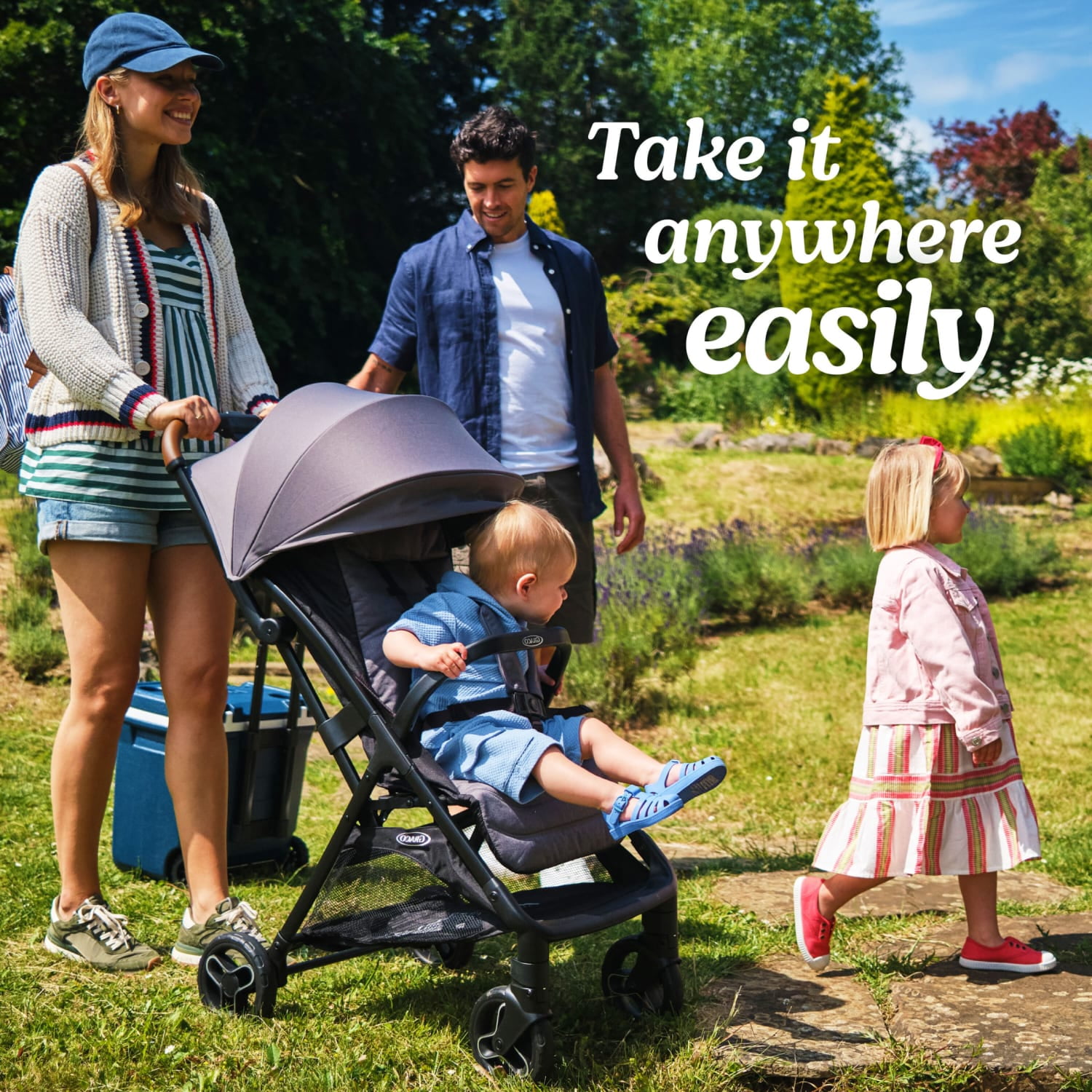 Graco Ready2Jet Compact Stroller, Kingston, Grey - Image 6