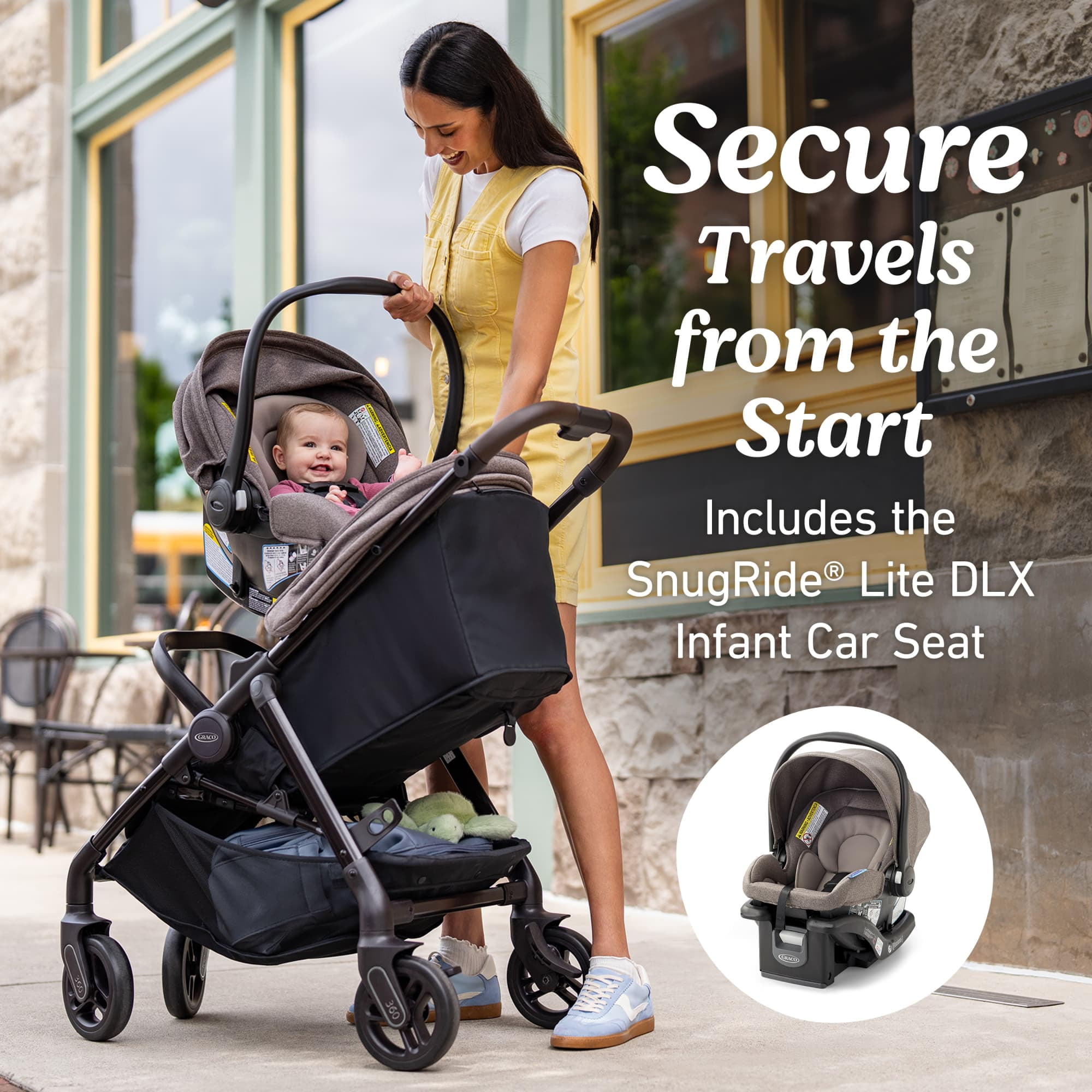 Graco Merge Travel System, Sable - Image 7