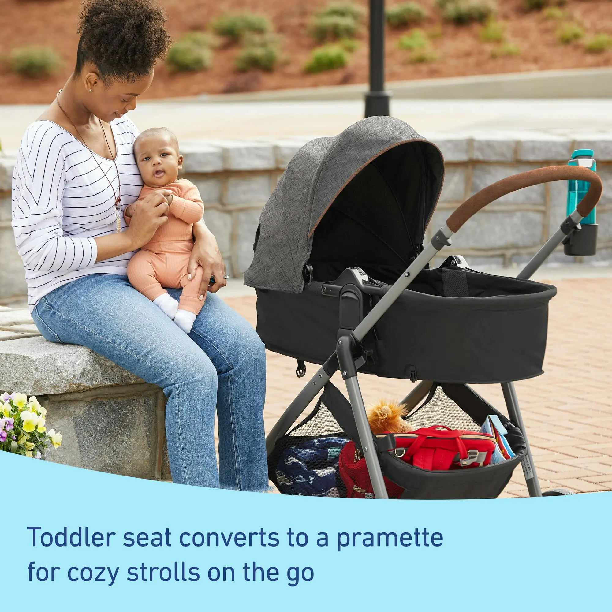 Graco Modes Trio Travel System, Hemlock, Black - Image 2