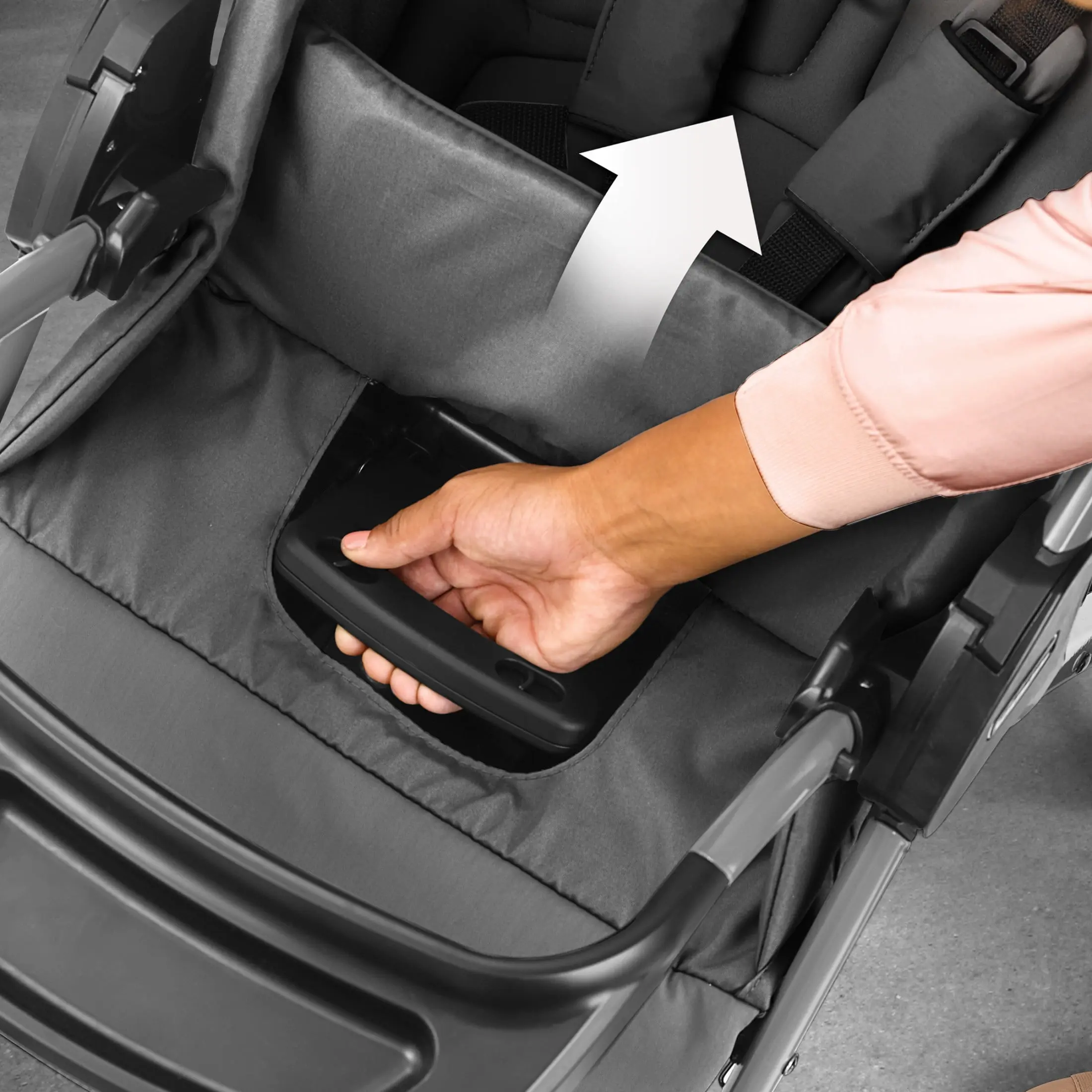 Chicco Mini Bravo Plus Lightweight Stroller - Graphite (Grey), New - Image 2