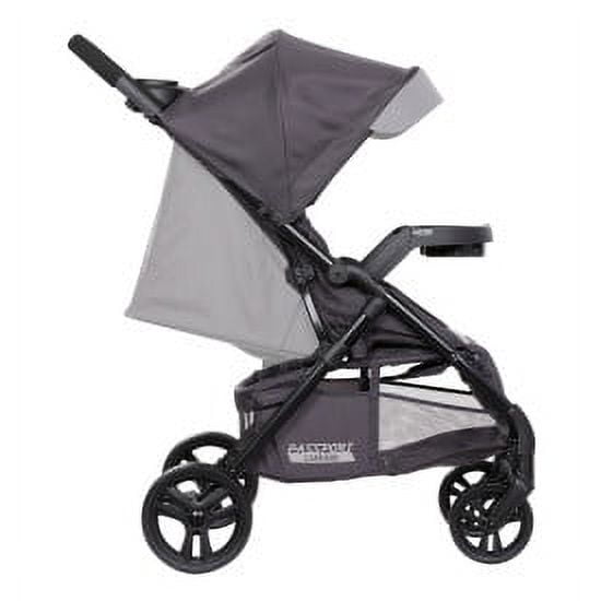 Baby Trend Passport Carriage Stroller with Privacy Net, Silver Sky Grey - Image 4