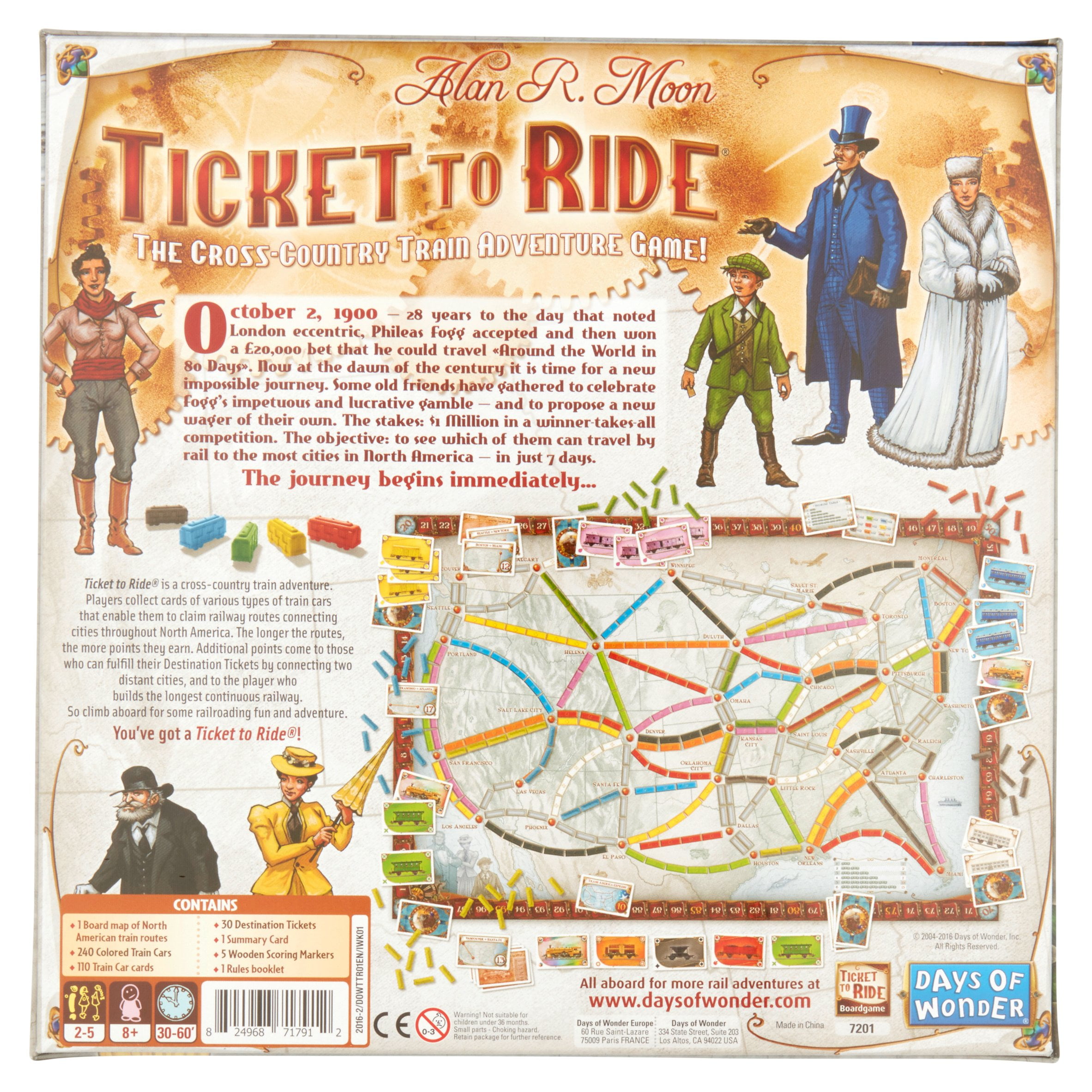 Ticket to Ride Strategy Board Game for Ages 8 and up, from Asmodee - Image 5