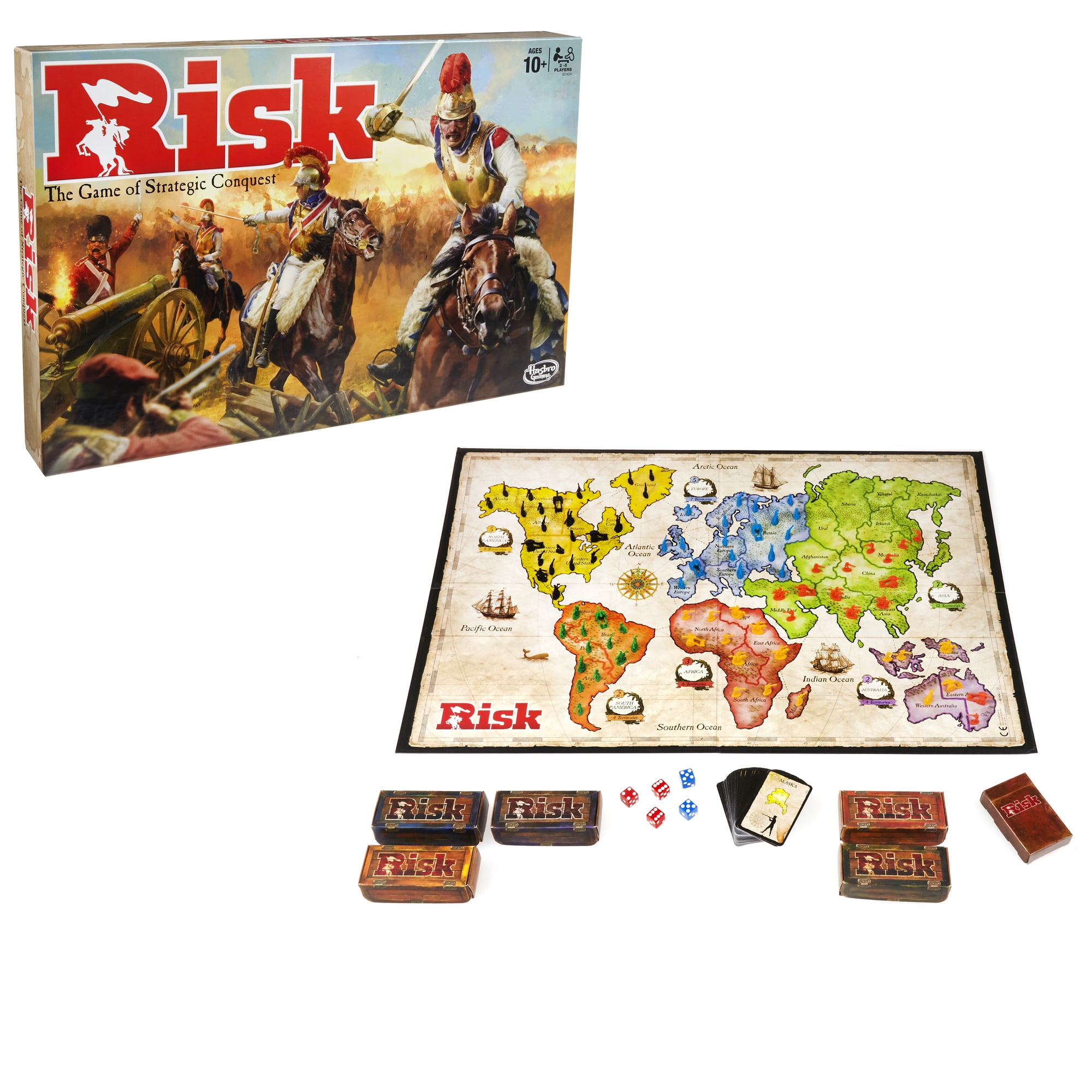 Risk Board Game, Strategy Games, War Board Games for Adults and Family, 2-5 Players, Ages 10+ - Image 5