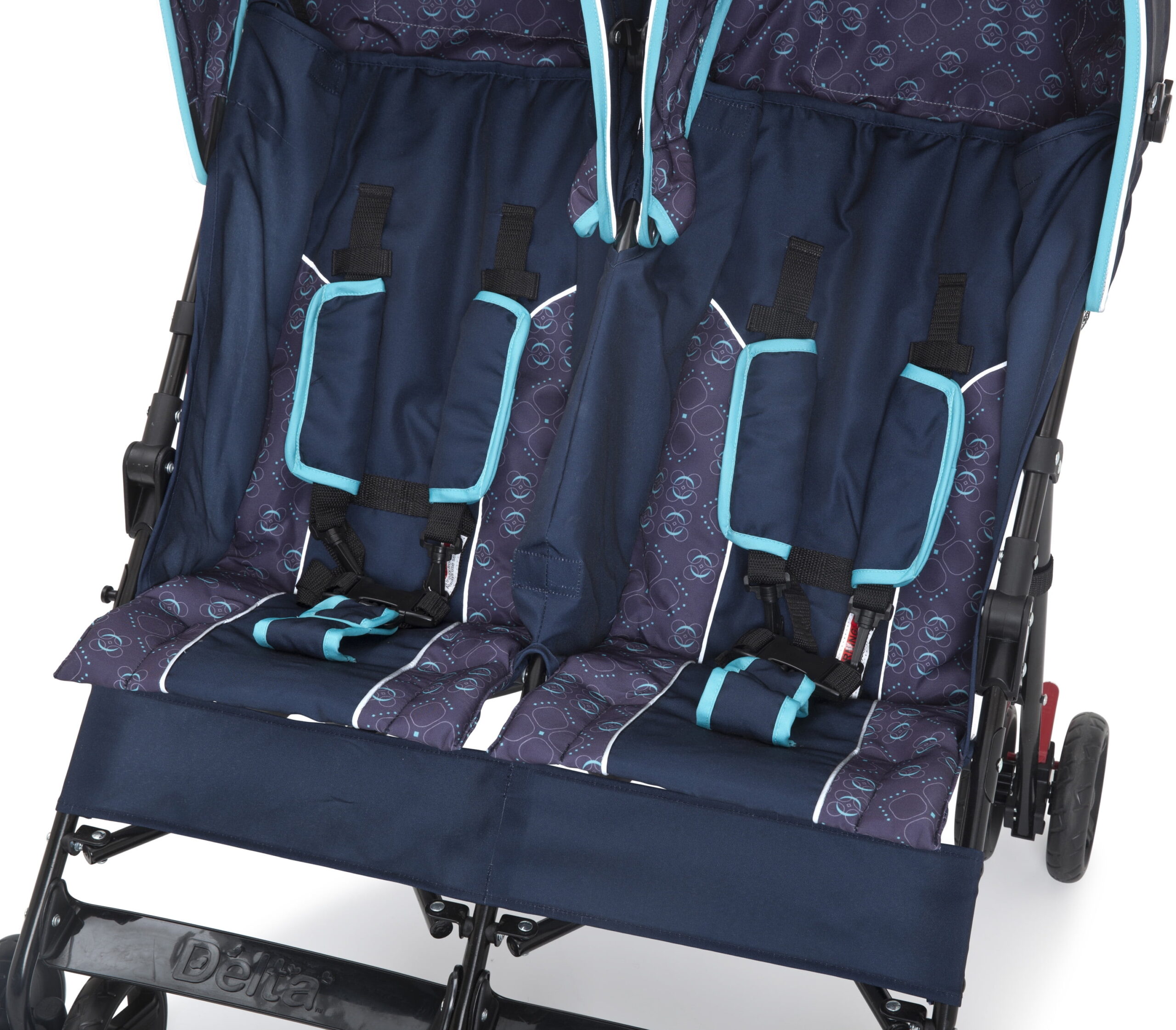 Delta Children LX Side by Side Double Stroller, Night Sky - Image 4