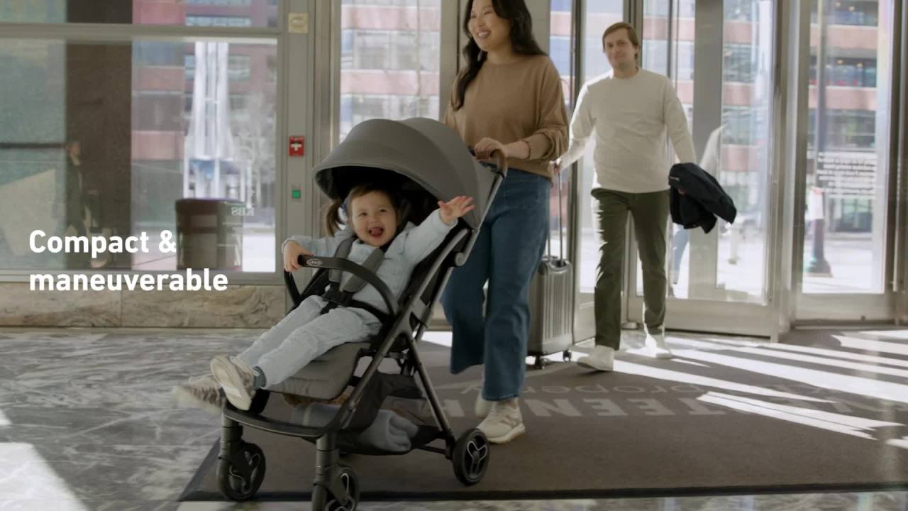 Graco Ready2Jet Compact Stroller, Kingston, Grey - Image 2