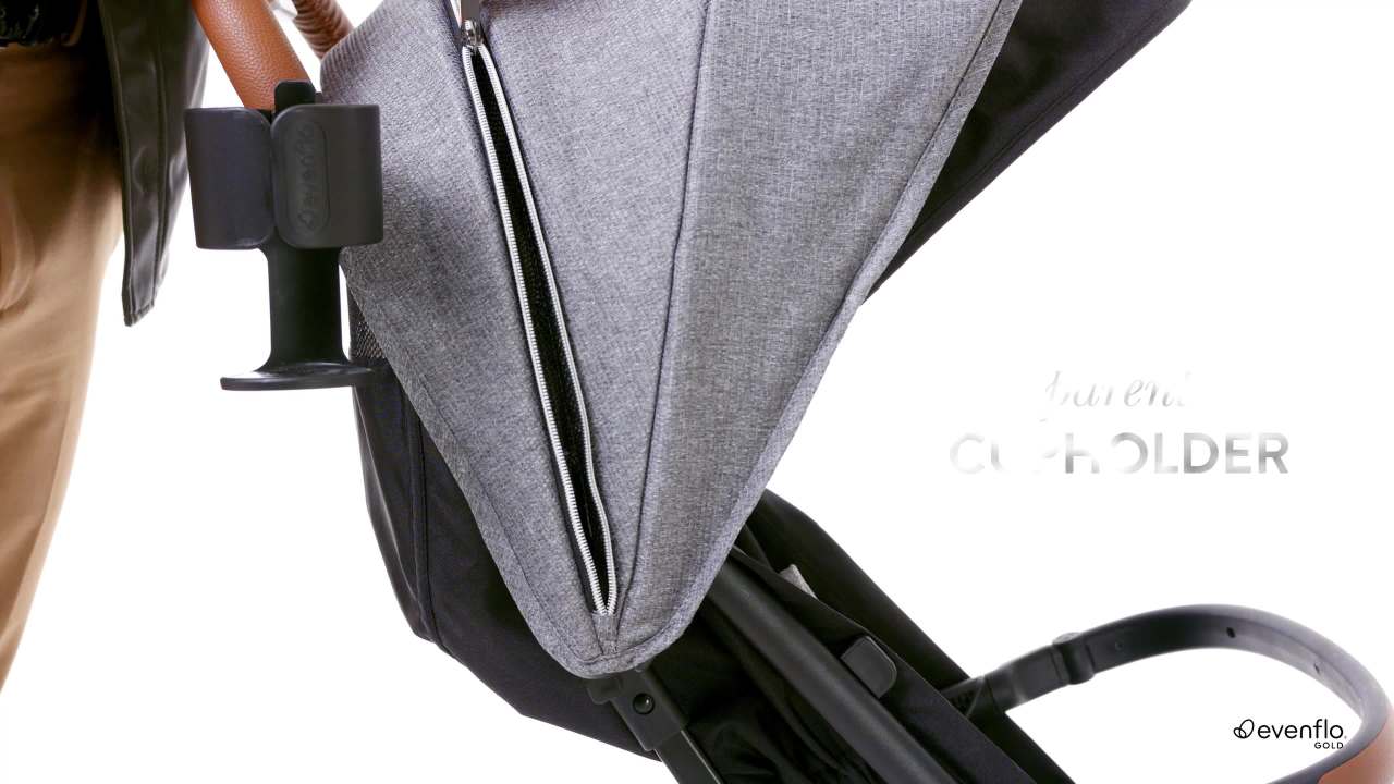 GOLD Otto Self-Folding Lightweight Travel Stroller (Opal Pink) - Image 2