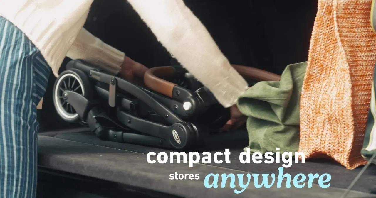 Graco GoMax Compact Stroller Frame, Ace 2024, Black - Image 2