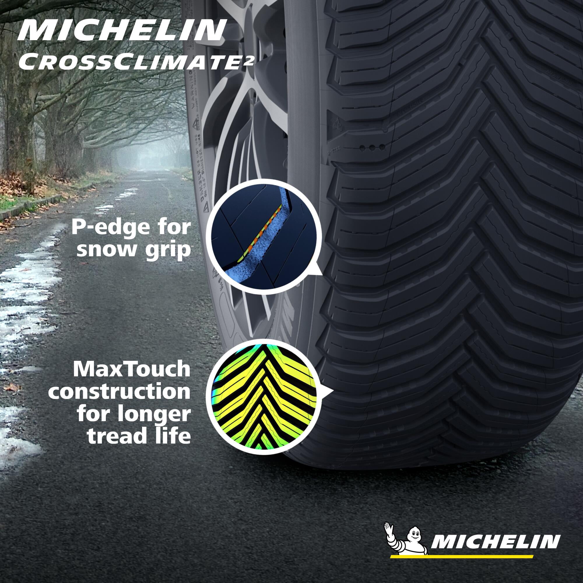 Michelin Cross Climate2 A/W All Weather 265/45R20 108V XL SUV/Crossover Tire - Image 6