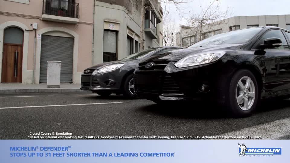 Michelin Defender T + H All-Season 195/60R15 88H Tire Fits: 2005 Honda Civic Reverb, 2004-08 Nissan Sentra Base - Image 2