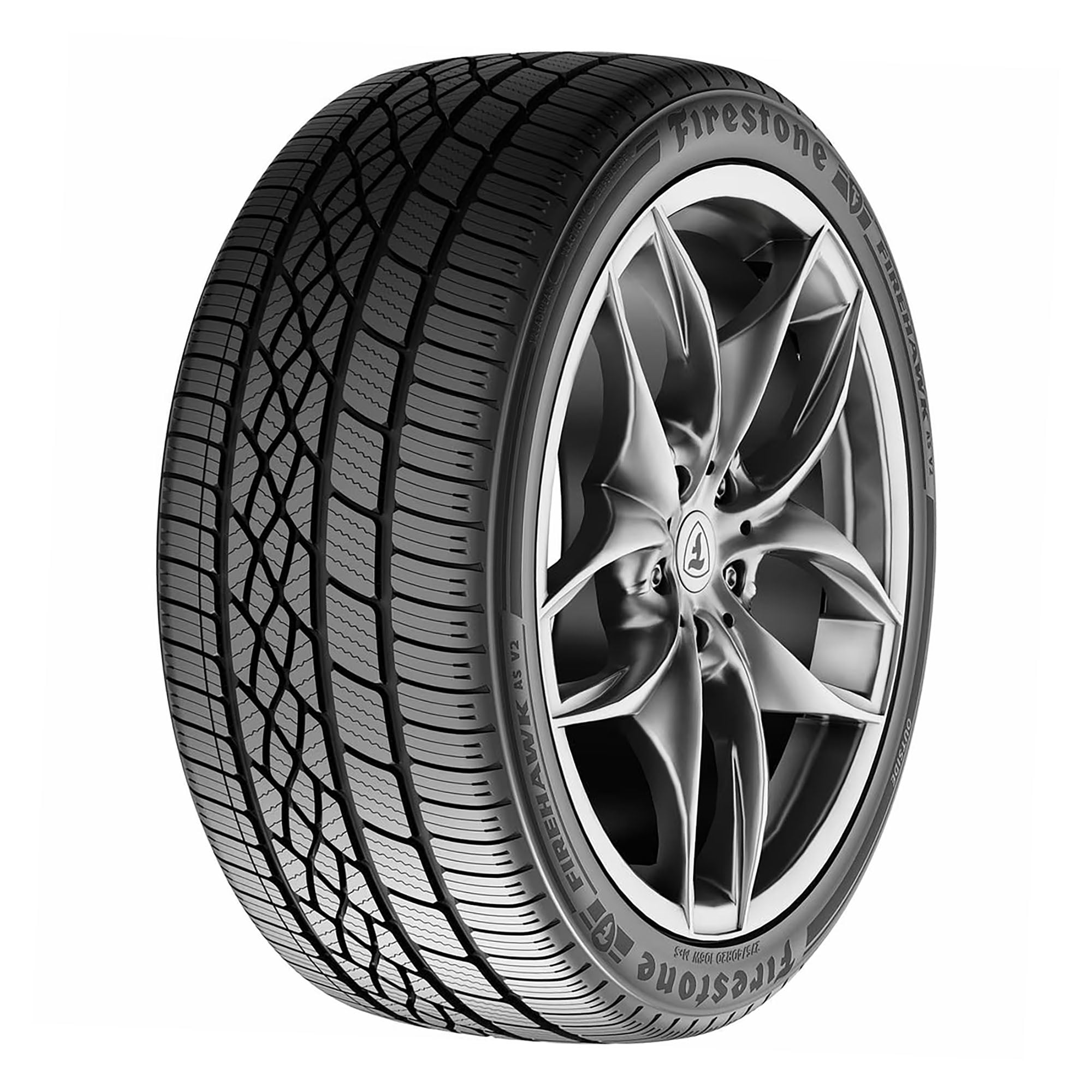 Firestone FireHawk A/S V2 All Season 245/45R18 100W XL Passenger Tire Fits: 2016-23 Chevrolet Malibu LT, 2009-14 Acura TL SH-AWD