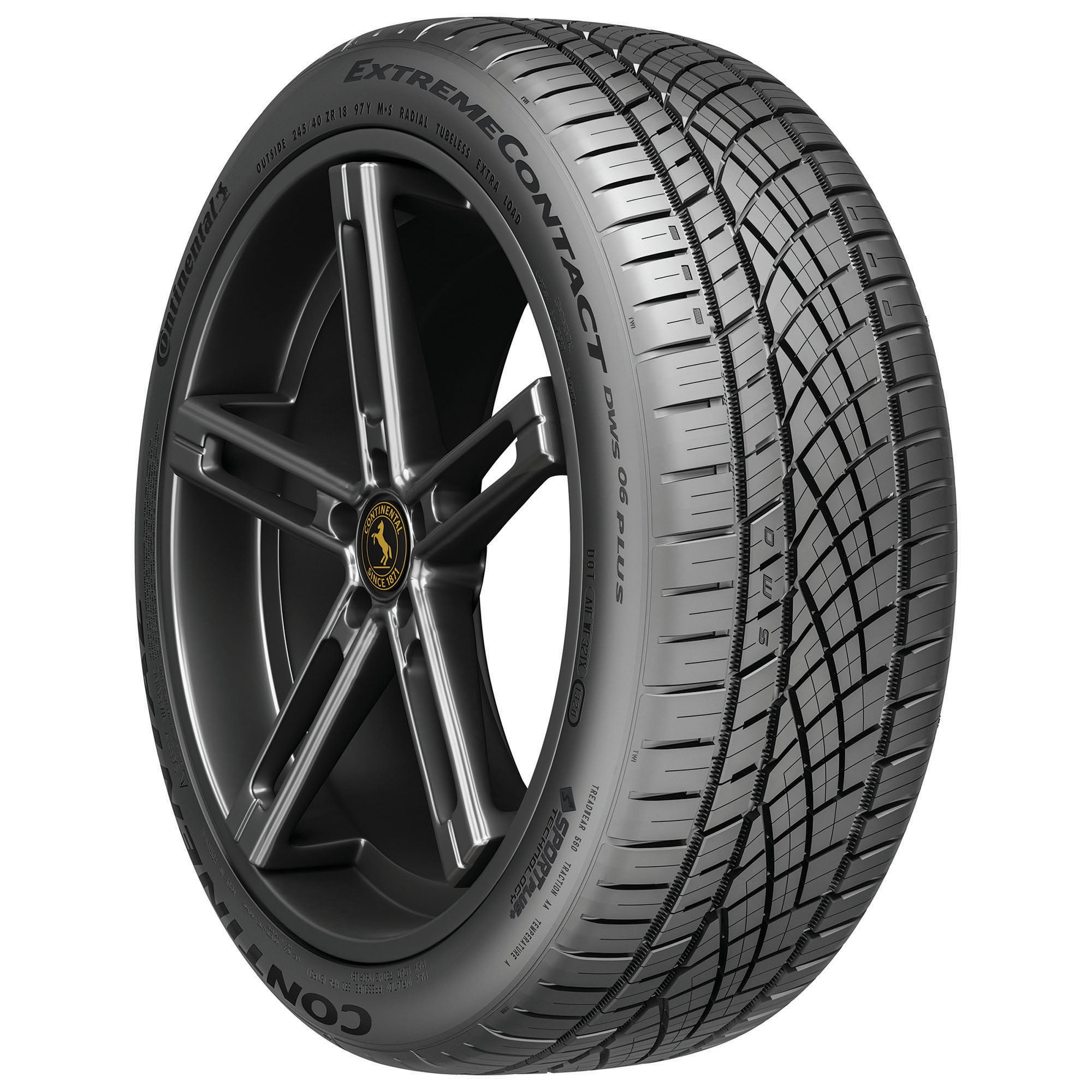 Continental ExtremeContact DWS06 PLUS UHP All Season 265/40ZR21 105W XL Passenger Tire - Image 6