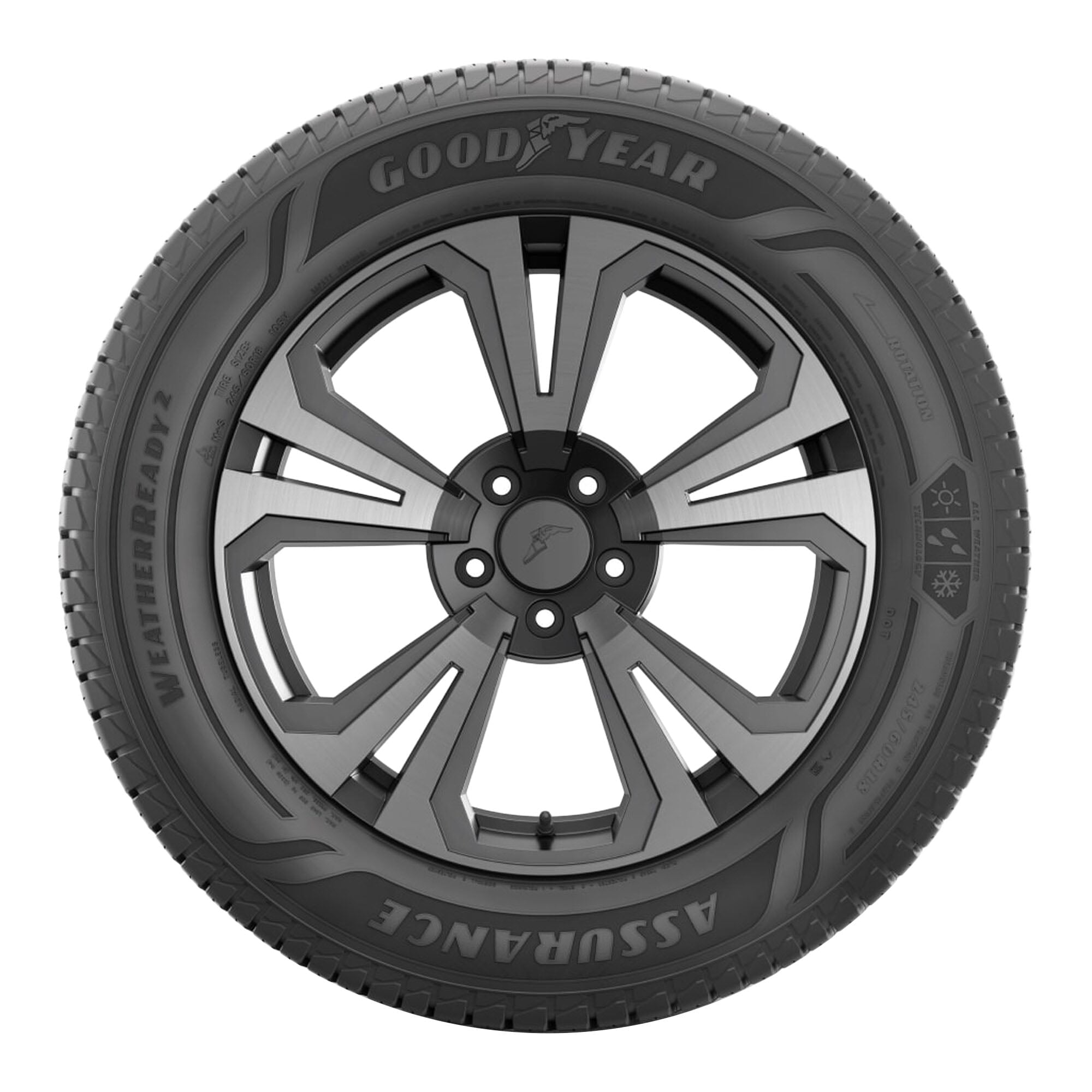 Goodyear Assurance WeatherReady 2 All Weather 235/50R20 104V XL Passenger Tire - Image 2